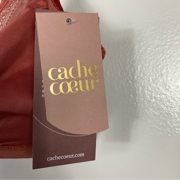 Cache Coeur maternity and nursing bra terracotta - Picture 9 of 9